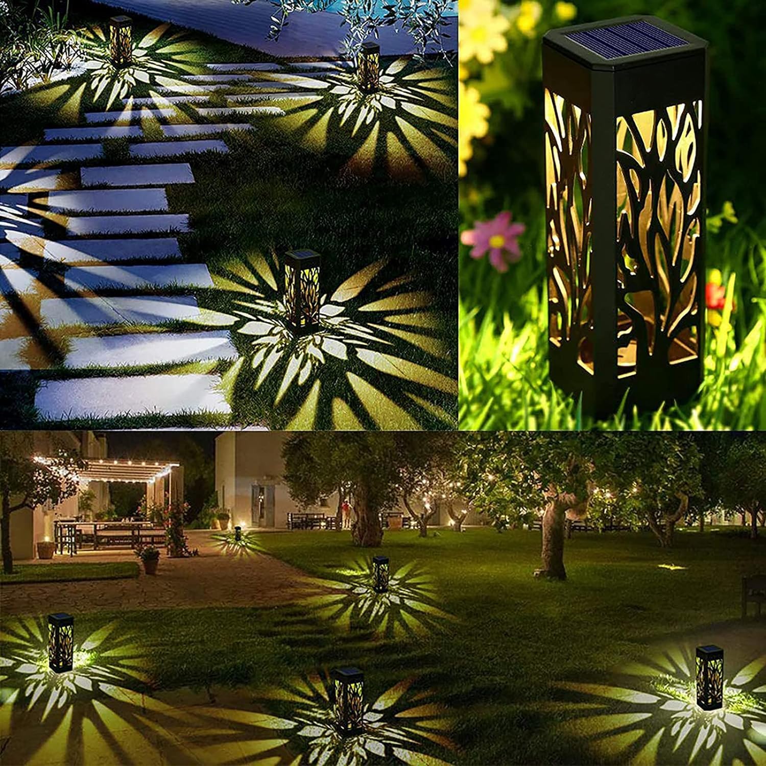 Dekorativna Solarna Lampa za Dvorište – Set od 4 komada